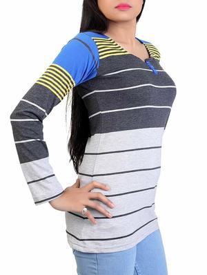 grey hosery top - 12376274 - Standard Image - 2