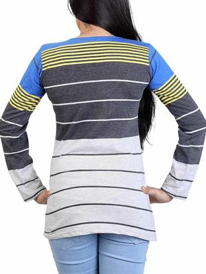 grey hosery top - 12376274 - Standard Image - 3