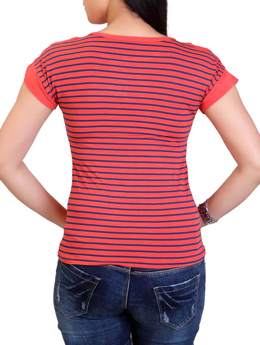 red viscose top - 12376360 - Zoom Image - 3