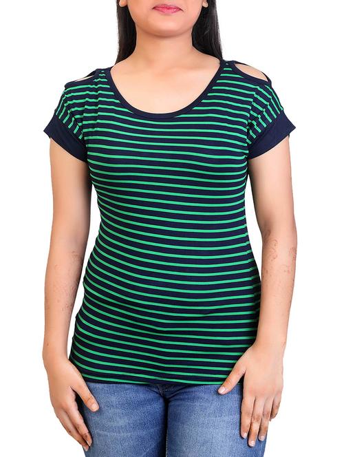 green viscose top - 12376362 - Very Small Image - 1