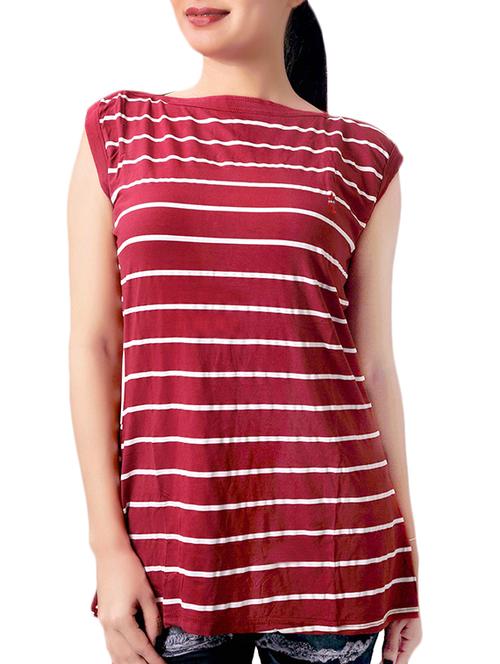 red viscose top - 12376388 - Standard Image - 1