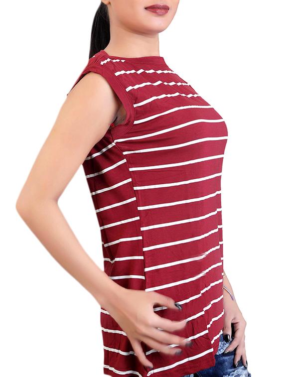 red viscose top - 12376388 - Zoom Image - 2