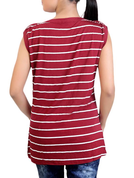 red viscose top - 12376388 - Zoom Image - 3