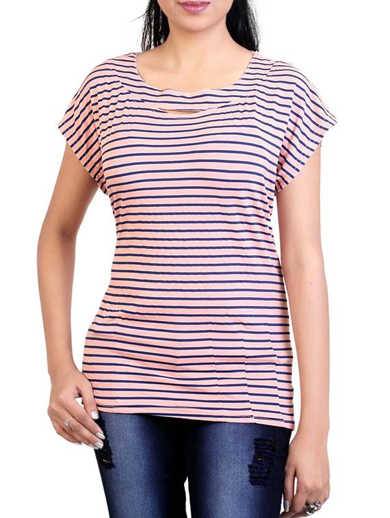 orange viscose top - 12376853 - Zoom Image - 1