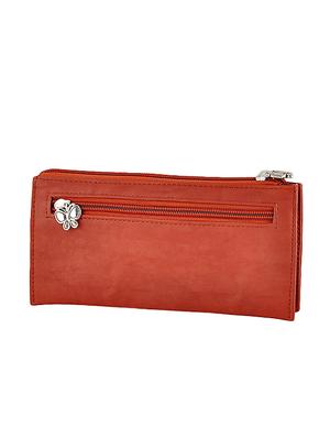 brick red polyester clutch - 12379285 - Standard Image - 2
