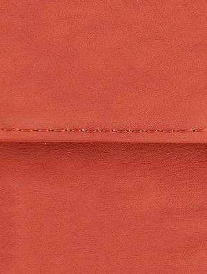 brick red polyester clutch - 12379285 - Standard Image - 4