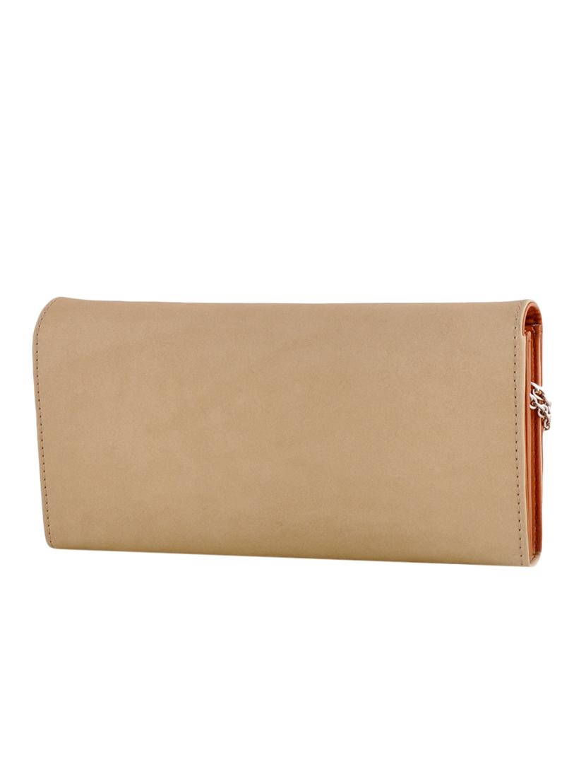 beige leatherette handbag and wallet combo - 12379315 - Zoom Image - 4