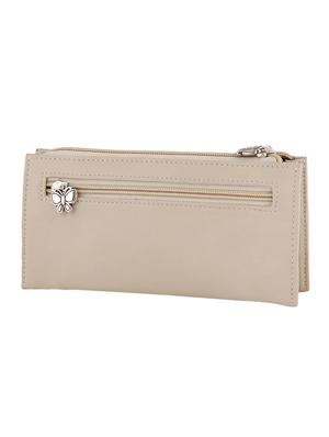 off white leatherette handbag and clutch combo - 12379322 - Standard Image - 4
