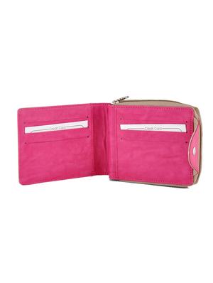 pink leatherette handbag and wallet combo - 12379333 - Standard Image - 5