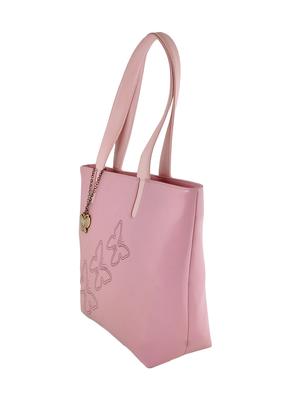 pink leatherette handbag, clutch and wallet combo (set of 3) - 12379371 - Standard Image - 4