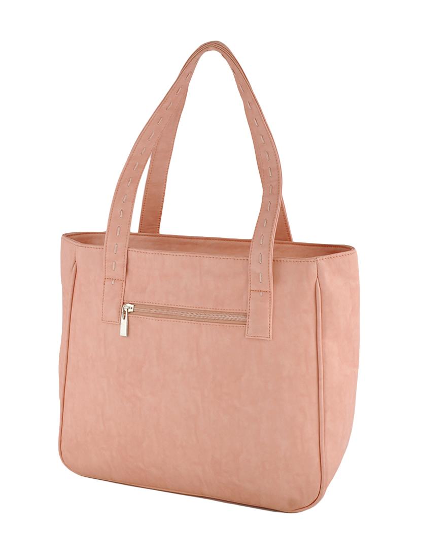 pink leatherette handbag - 12379462 - Zoom Image - 2