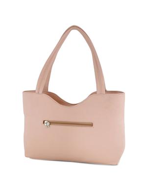 pink leatherette cutwork handbag - 12379499 - Standard Image - 2