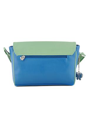blue leatherette sling bag - 12379515 - Standard Image - 2