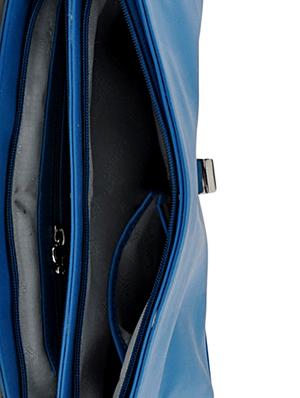 blue leatherette sling bag - 12379515 - Standard Image - 3