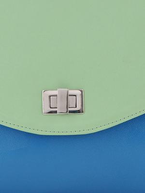 blue leatherette sling bag - 12379515 - Standard Image - 4