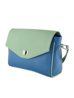 blue leatherette sling bag - 12379515 - Standard Image - 5