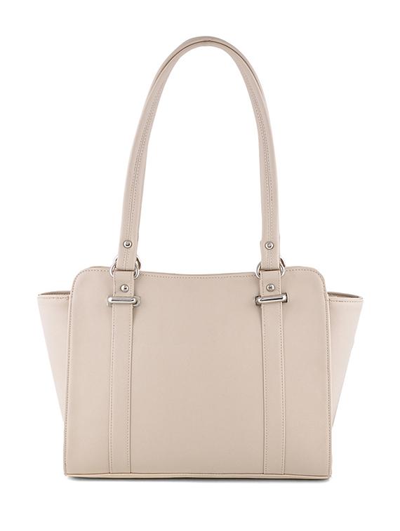 white leatherette handbag - 12379523 - Zoom Image - 2