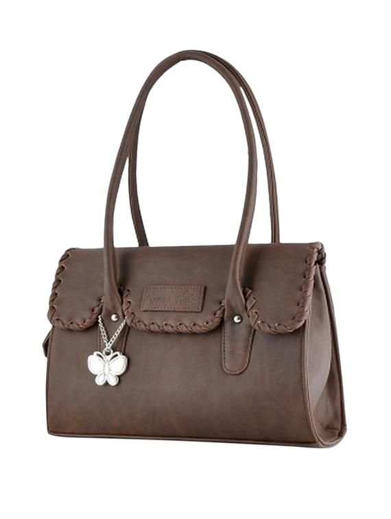 brown leatherette handbag - 12379596 - Zoom Image - 1