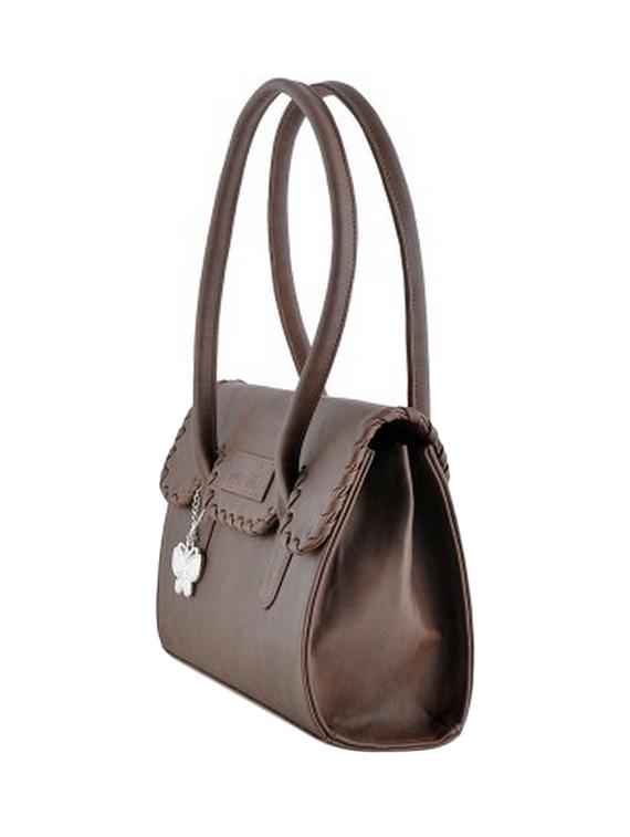 brown leatherette handbag - 12379596 - Zoom Image - 5