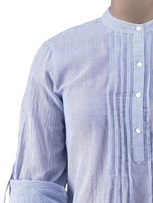 solid blue cotton top - 1238549 - Standard Image - 4