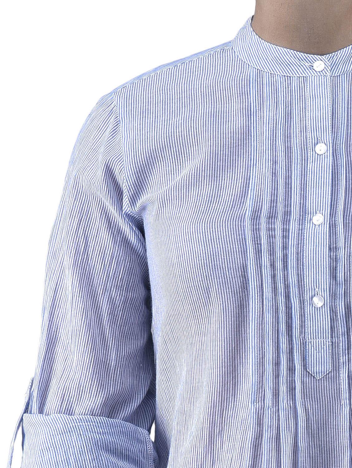 solid blue cotton top - 1238549 - Zoom Image - 4