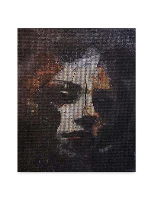 multicolor frameless canvas woman face art - 1238897 - Standard Image - 1