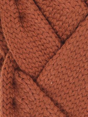 brown acrylic casual muffler - 12391864 - Standard Image - 3