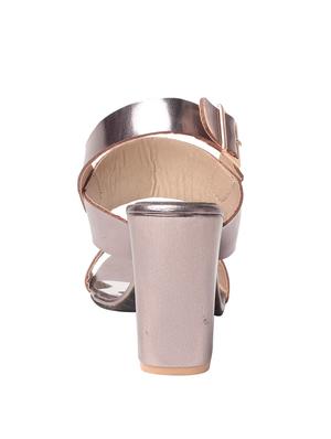 metallic back strap sandal - 12391914 - Standard Image - 3