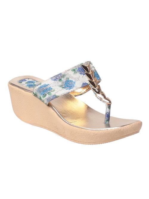 blue synthetic wedge - 12391925 - Standard Image - 1
