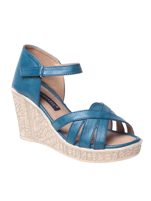 blue synthetic wedge - 12391928 - Standard Image - 1