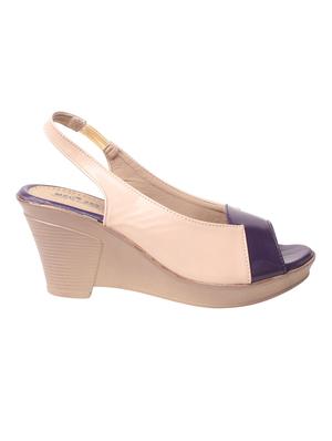 beige synthetic wedge - 12391931 - Standard Image - 2