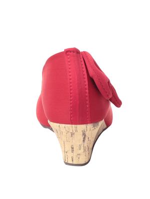 red synthetic wedge - 12391934 - Standard Image - 3