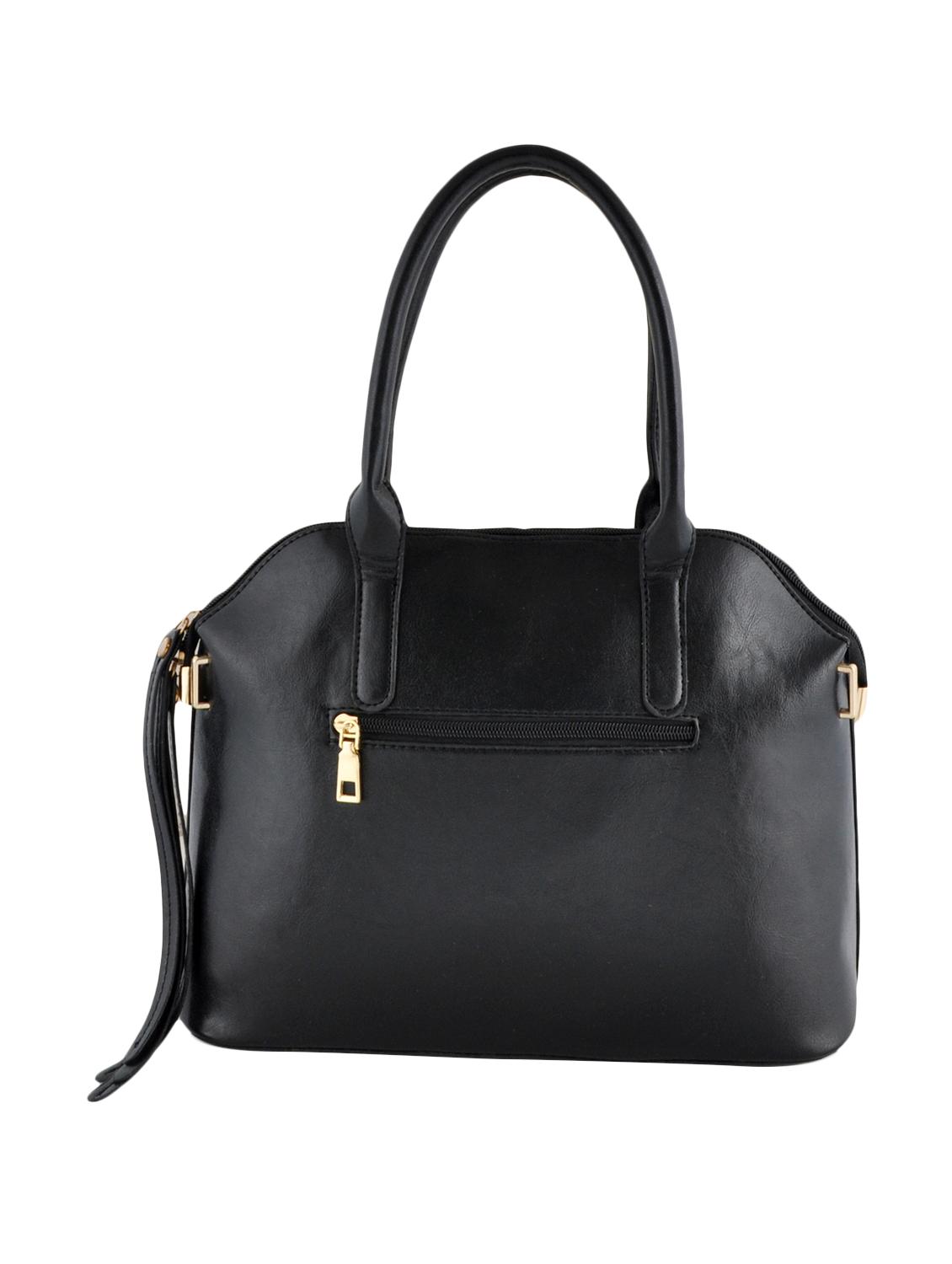 black leatherette handbag, sling, pouch and key holder (set of 4) - 12392000 - Zoom Image - 6