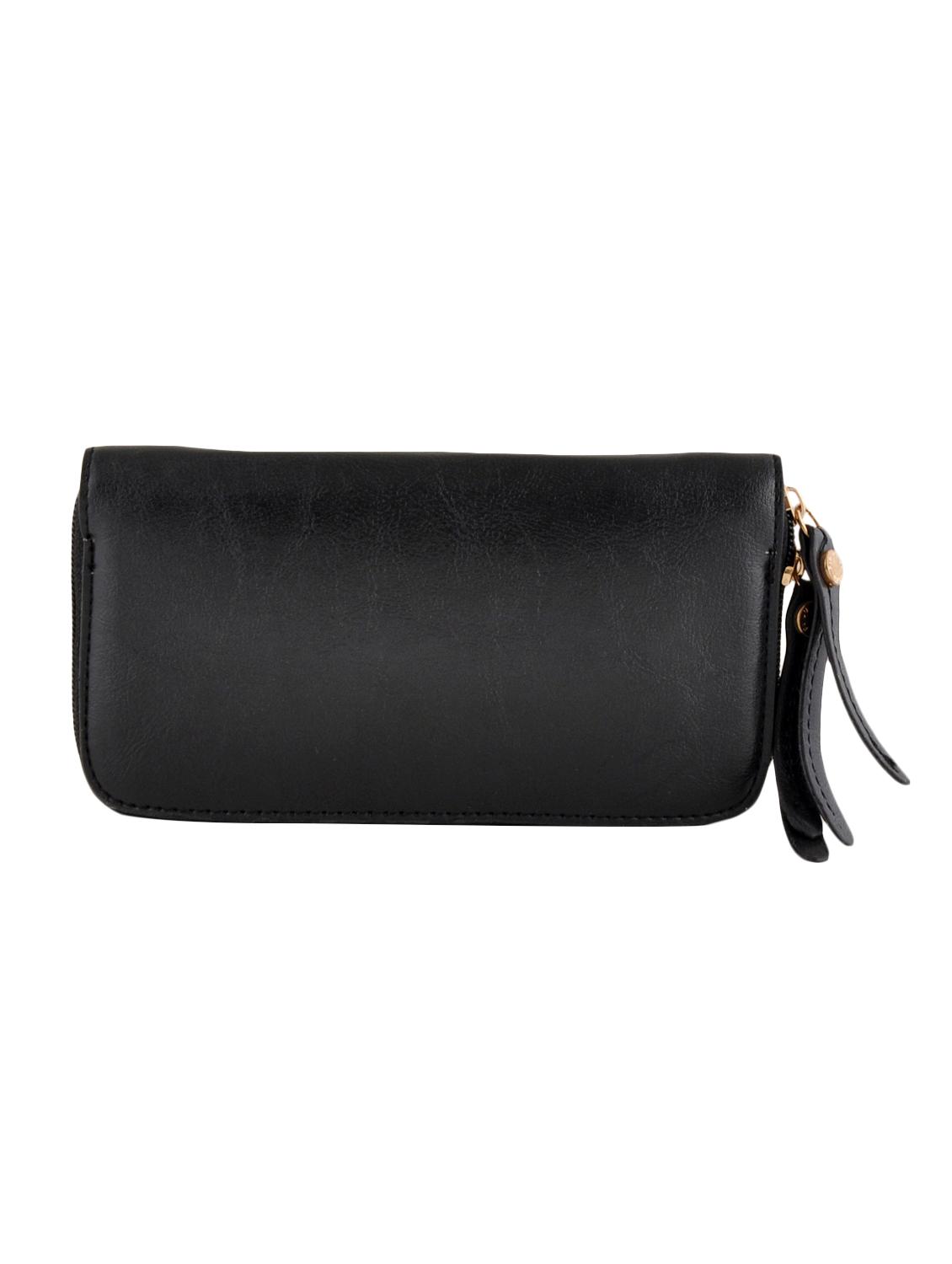 black leatherette handbag, sling, pouch and key holder (set of 4) - 12392000 - Zoom Image - 8