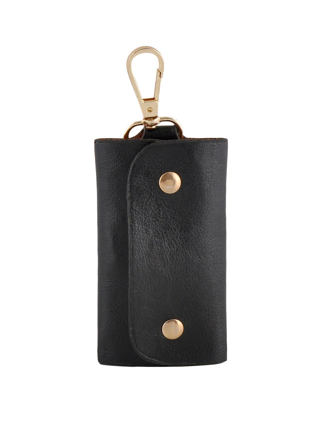 black leatherette handbag, sling, pouch and key holder (set of 4) - 12392000 - Zoom Image - 9