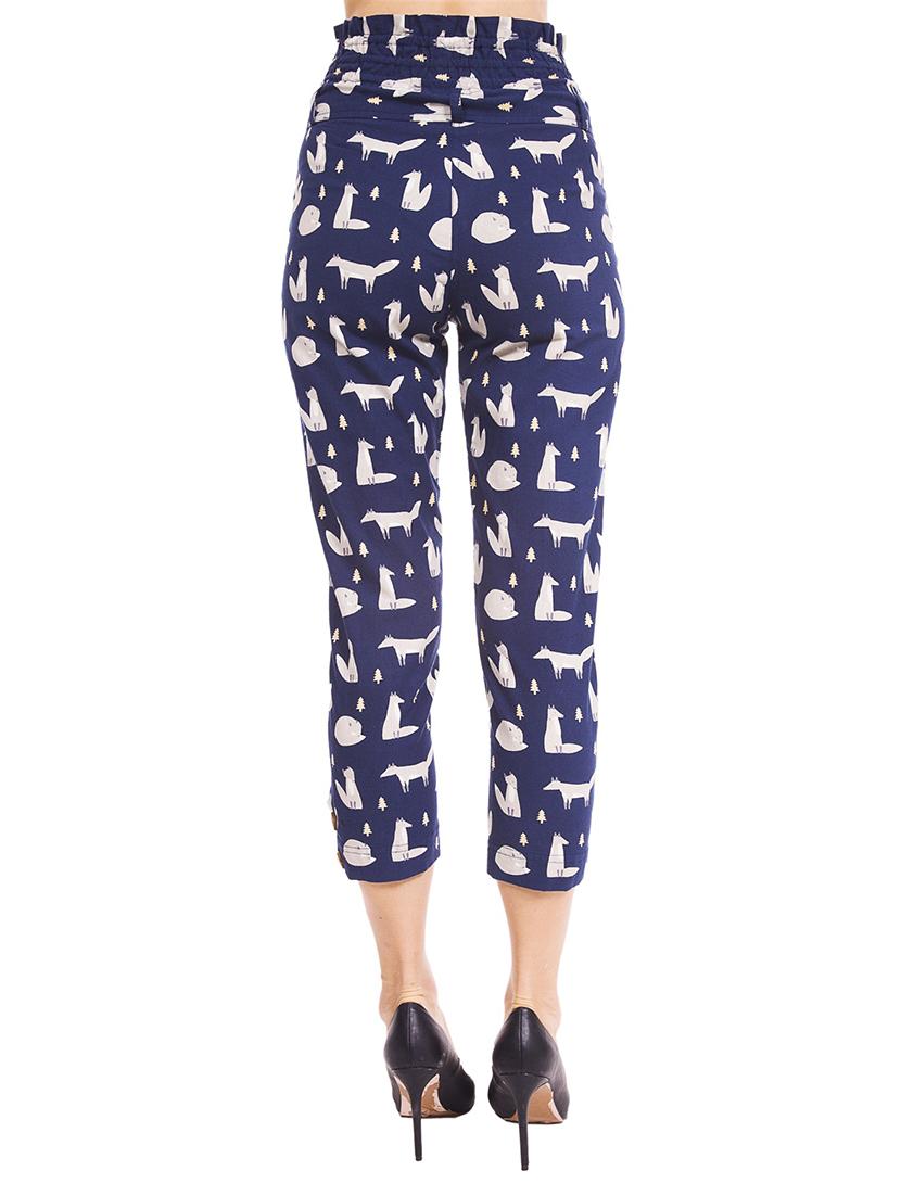 high rise printed capri - 12394130 - Zoom Image - 3