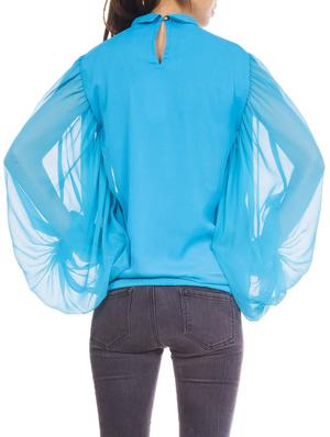 bishop sleeved solid top - 12394163 - Standard Image - 3