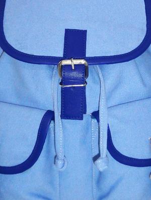 blue canvas backpack - 12403095 - Standard Image - 4