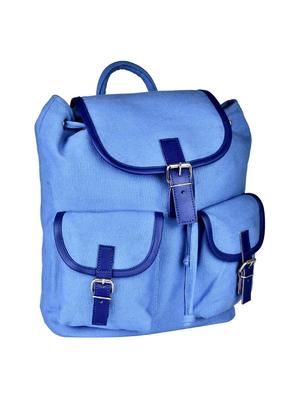 blue canvas backpack - 12403095 - Standard Image - 5