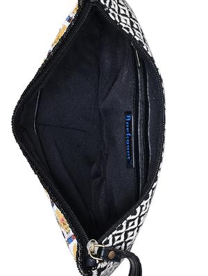 multi cotton embellished clutch - 12403097 - Standard Image - 3