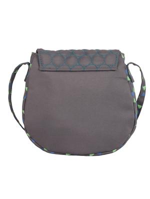 grey polyester sling bag - 12403145 - Standard Image - 2