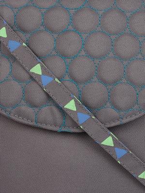grey polyester sling bag - 12403145 - Standard Image - 4