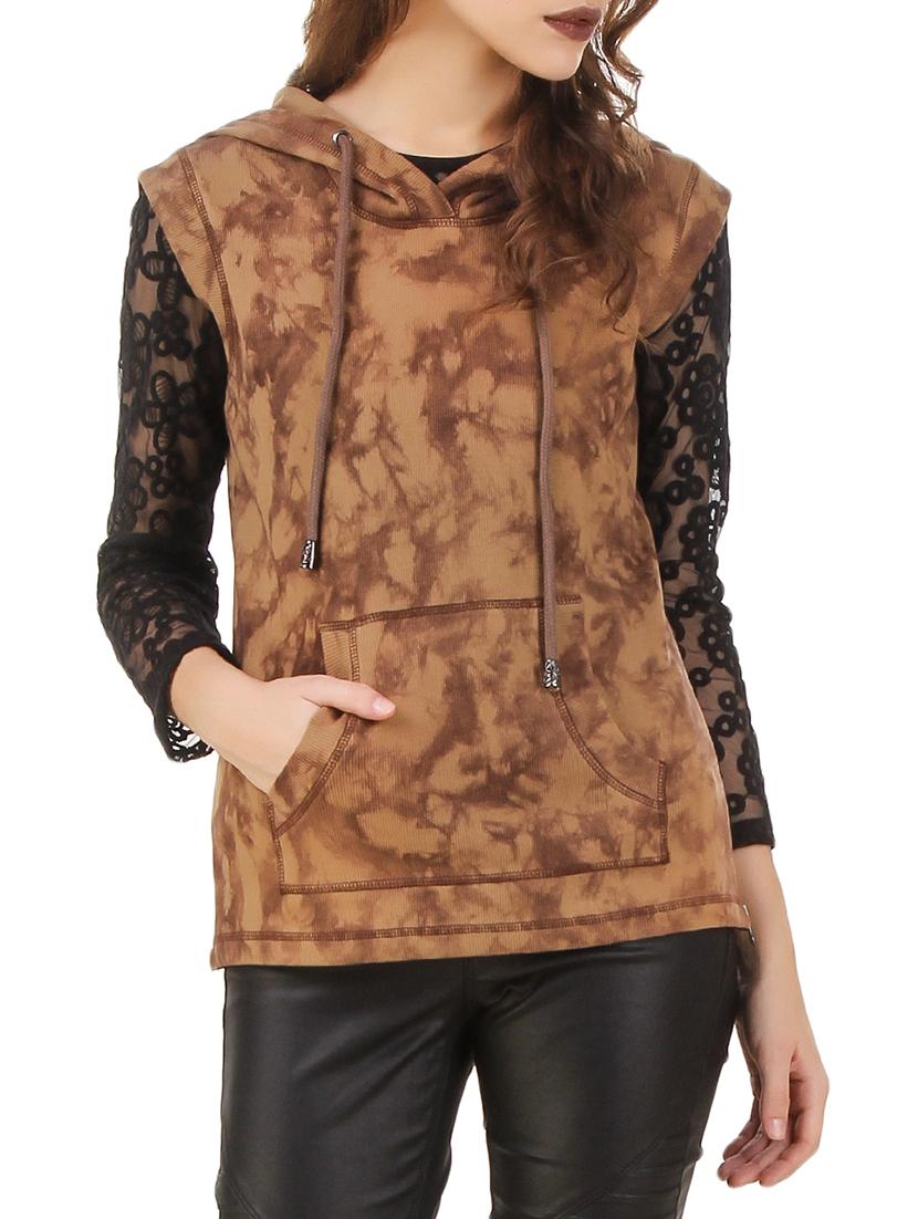 pocket detail hooded sweatshirt - 12403234 - Zoom Image - 1