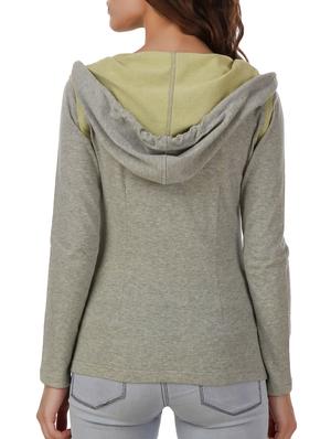 grey cotton hoodies sweatshirt - 12403237 - Standard Image - 3
