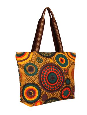 multi printed canvas tote - 12403587 - Standard Image - 5