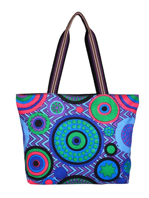 multi printed canvas tote - 12403588 -  Standard Image - 0