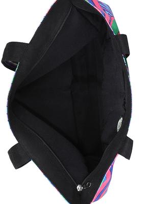 multi printed canvas tote - 12403588 - Standard Image - 3