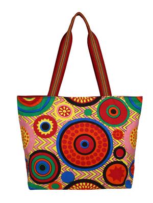 multi printed canvas tote - 12403589 - Standard Image - 2