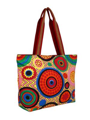 multi printed canvas tote - 12403589 - Standard Image - 5