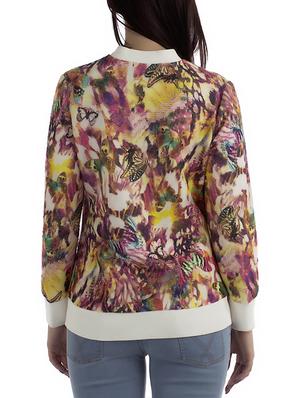 multi color fleece jacket - 12405997 - Standard Image - 3